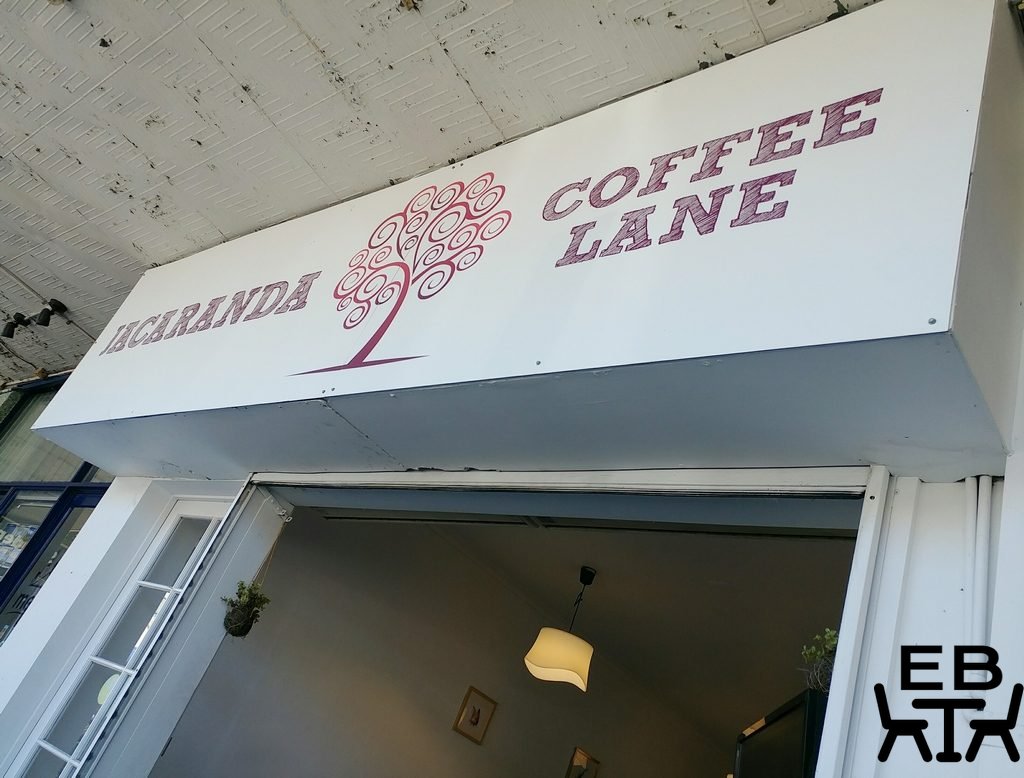 jacaranda coffee lane sign