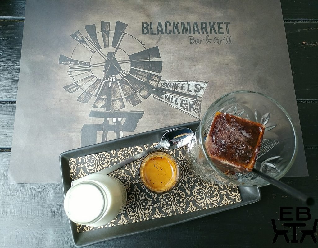 black market bar and grill iced coffee