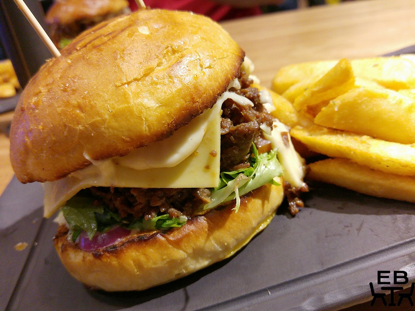 Miel container korean bbq bulgogi burger