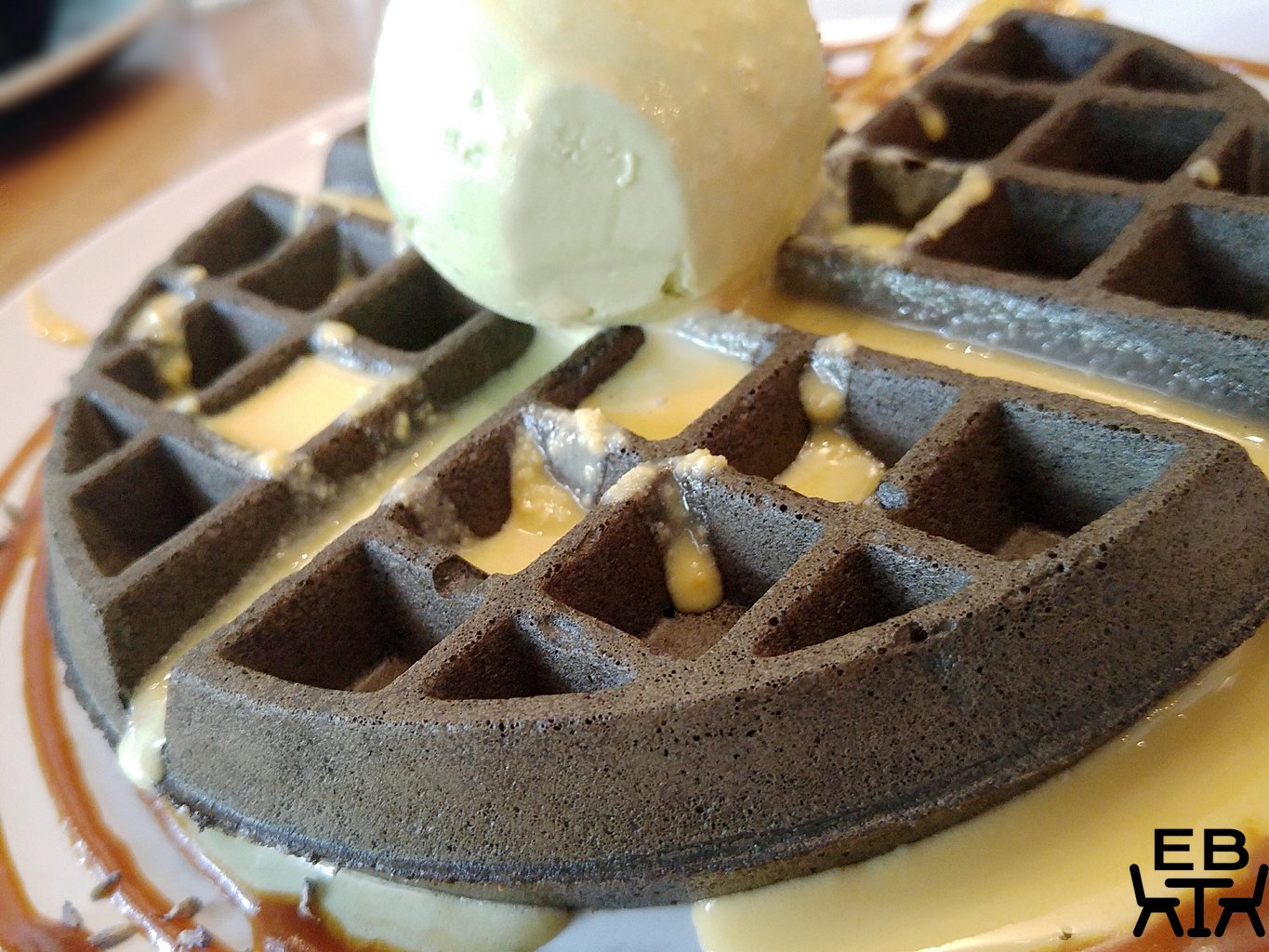 FatCat charcoal waffle
