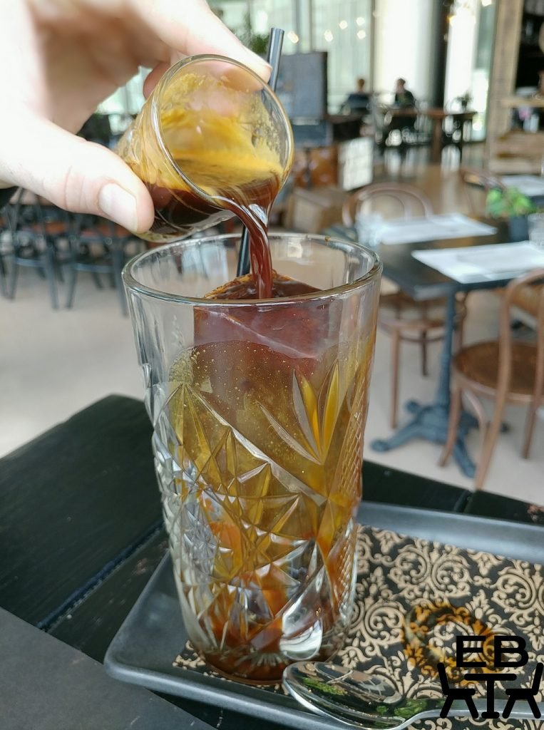 black market bar and grill iced coffee