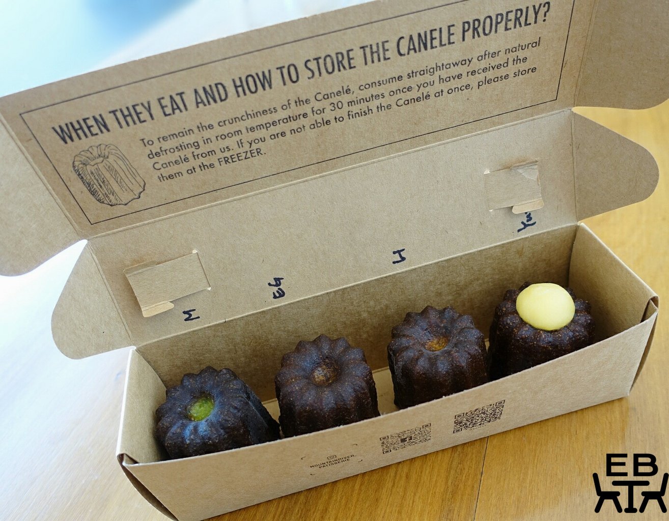 mountain river patisserie canele box