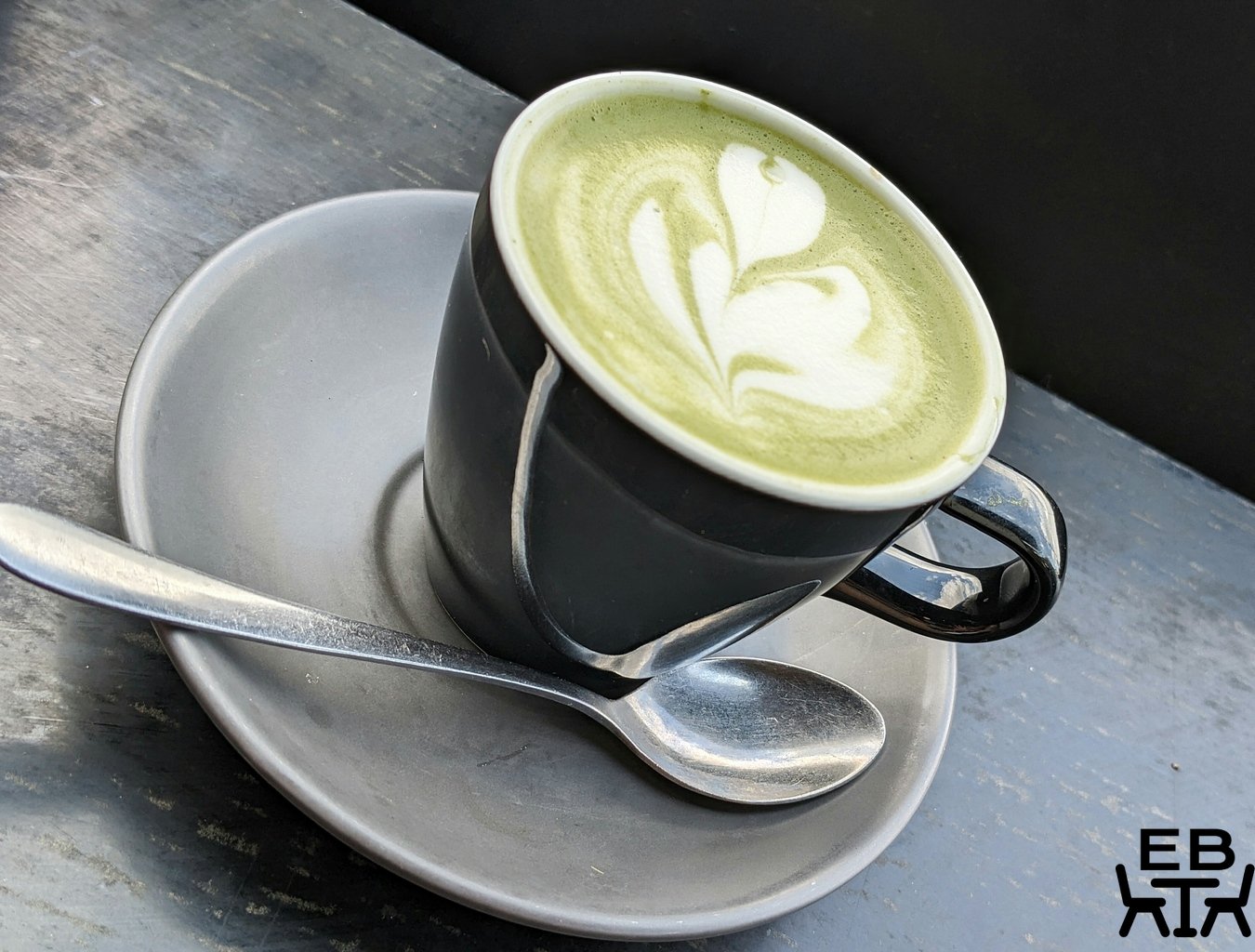 secret grounds matcha latte